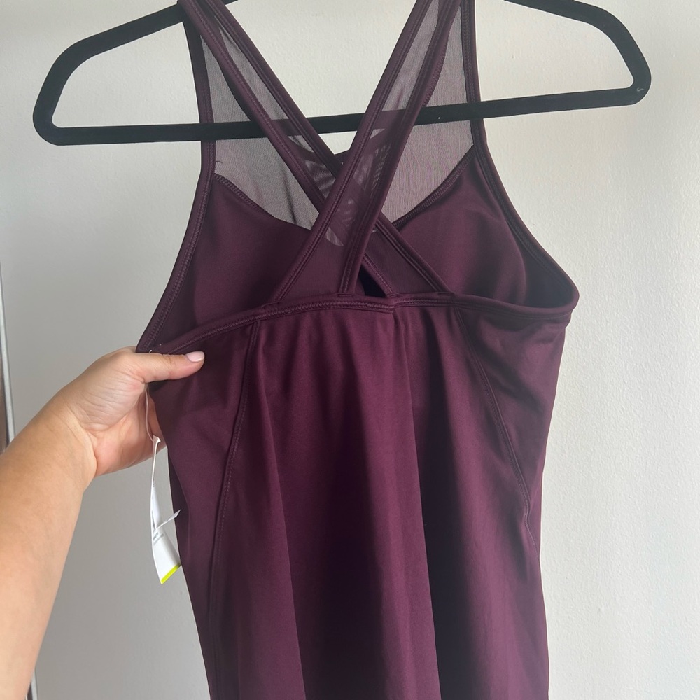 Old Navy Mesh Athletic Tank in Maroon